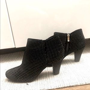 BCBGeneration Ankle Boots NEVER USED - Black Suede with silver studs